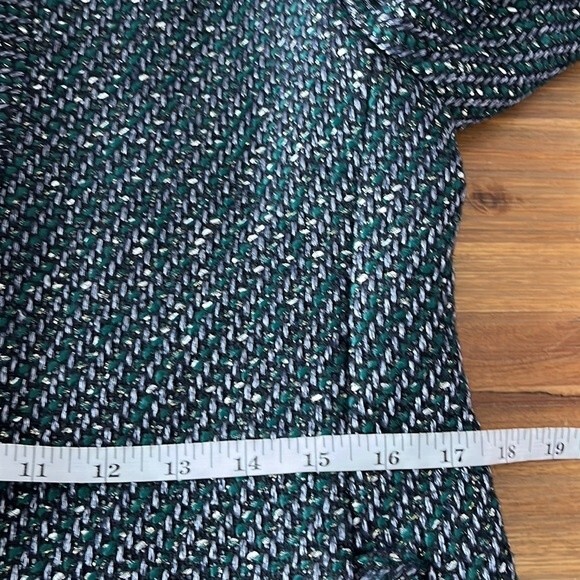 NWT Ann Taylor Tweed Mid Length Belted Blazer Jacket XS - Picture 12 of 15